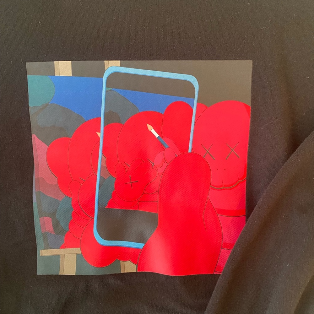 Uniqlo x KAWS x Andy Warhol Collab Crewneck Sweatshirt M - Picture 3 of 7